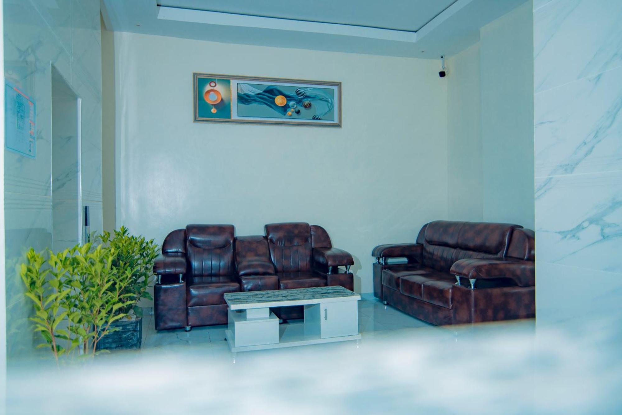 Marble lounge at Wintana Apartments